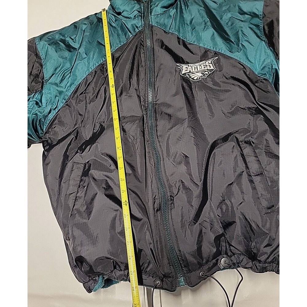 Vintage Philadelphia Eagles Unique Sports Gen Reversible Jacket Mens XL 1990s - Picture 7 of 10